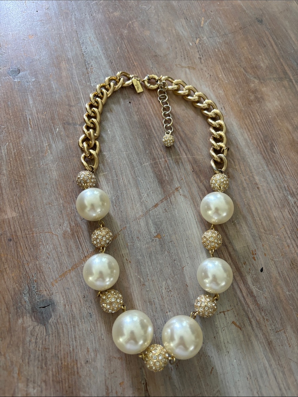 Gold-tone Pearl Statement Necklace Lilly Pulitzer
